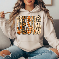 Jesus Patchwork Floral & Bow Graphic Hoodie