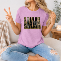 Mama Mixed Pattern Premium Graphic Tee