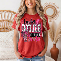 Kinda Boujee Kinda Broke Graphic Tee