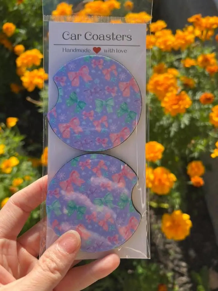 Car Coasters- choose your design. K's Krafty Barn