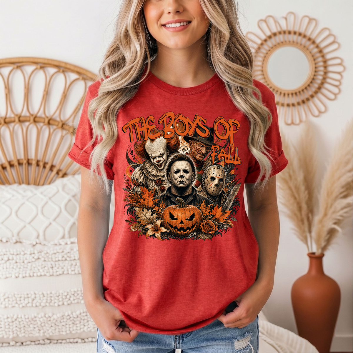 The Boys of Fall Horror Halloween Graphic Tee