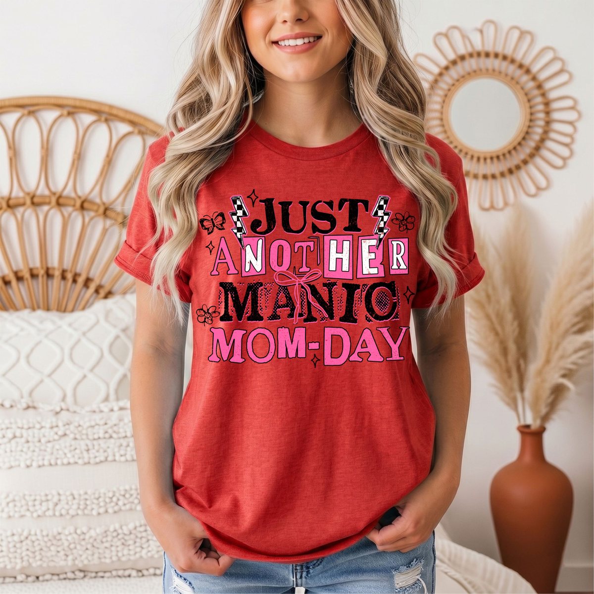 Just Another Manic Mom-Day Graphic Tee