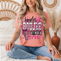 Kinda Boujee Kinda Broke Graphic Tee