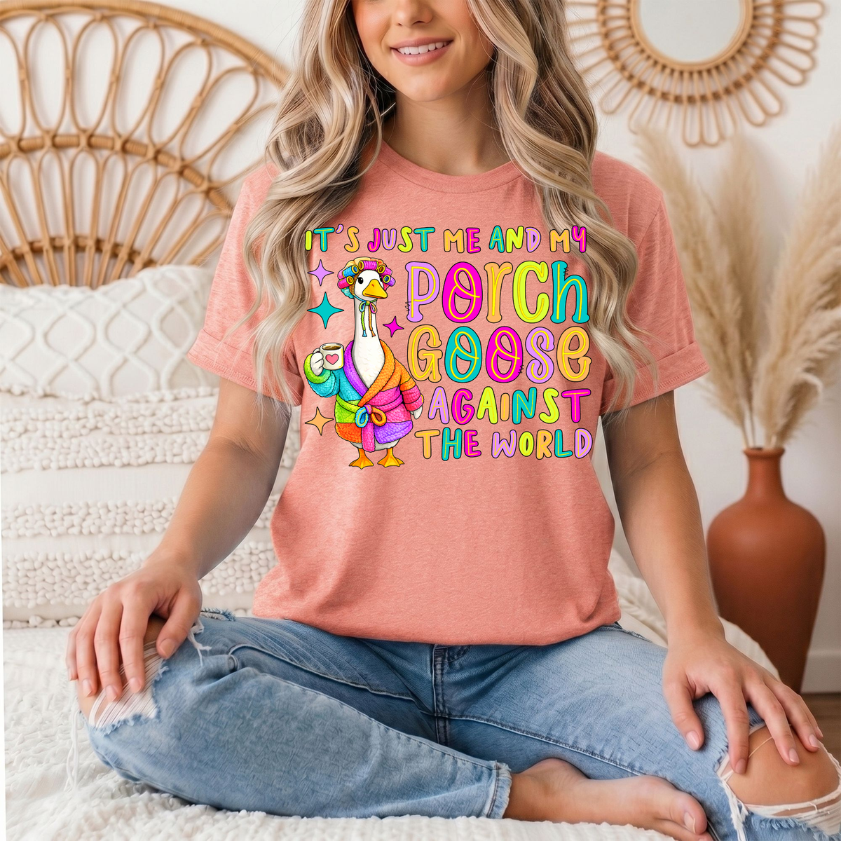 Me and My Porch Goose Against the World Graphic Tee