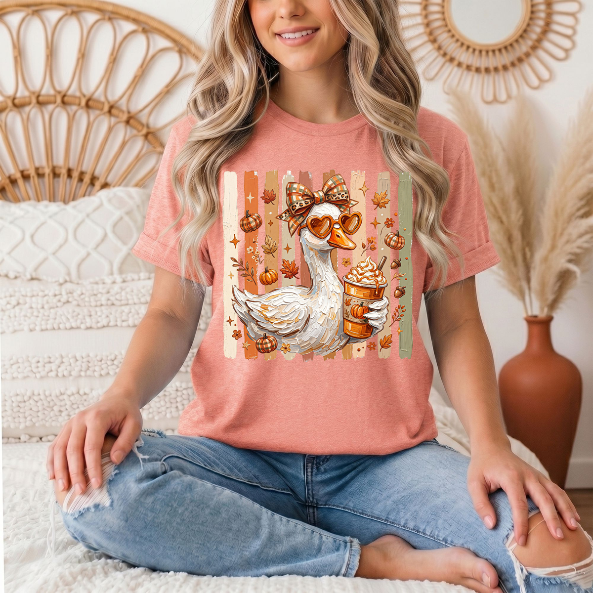 Pumpkin Spice Goose Premium Graphic Tee