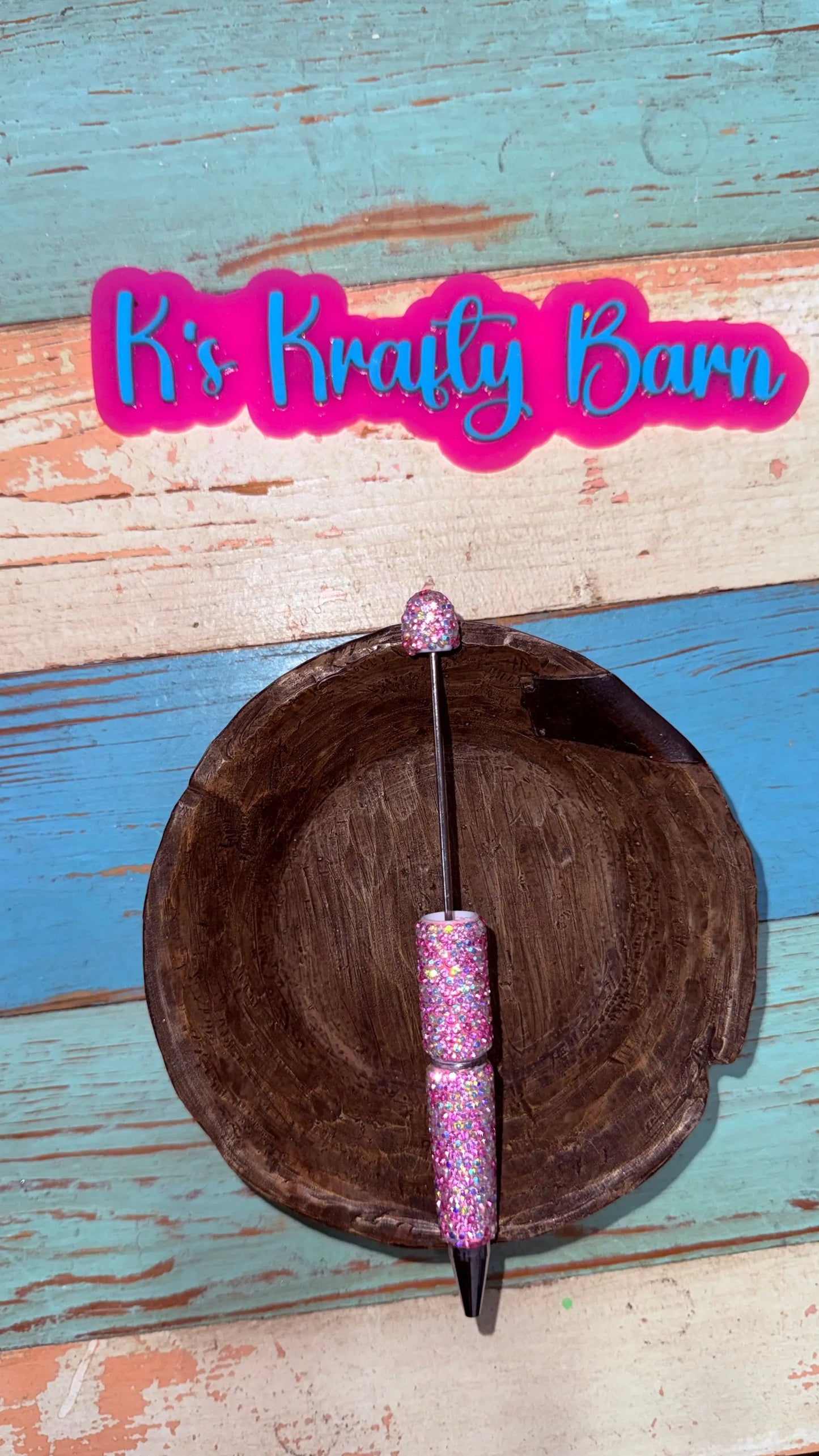 Beadable Pens-Rhinestone Super Blingy “Fancy” K's Krafty Barn