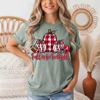 Fall Is for Football Alabama Pumpkin Graphic Tee