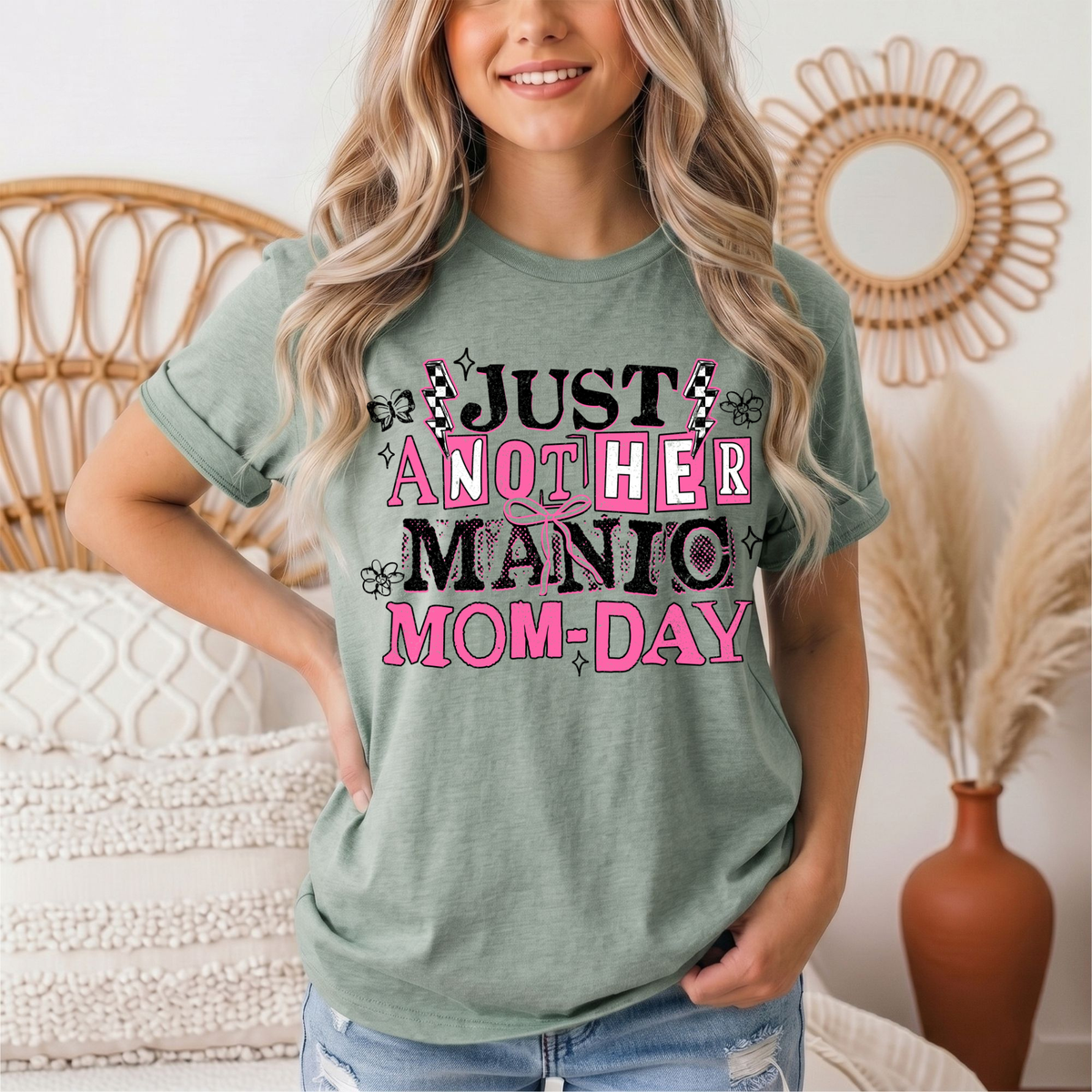 Just Another Manic Mom-Day Graphic Tee
