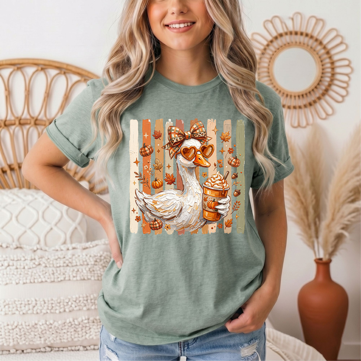 Pumpkin Spice Goose Premium Graphic Tee