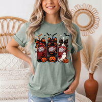 Dr P Halloween Bows & Ghost Graphic Tee