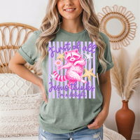 Jesus Thinks I'm a Delight Pink Raccoon Graphic Tee