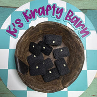 Silicone Focal Bead-Black CC Purse 3D