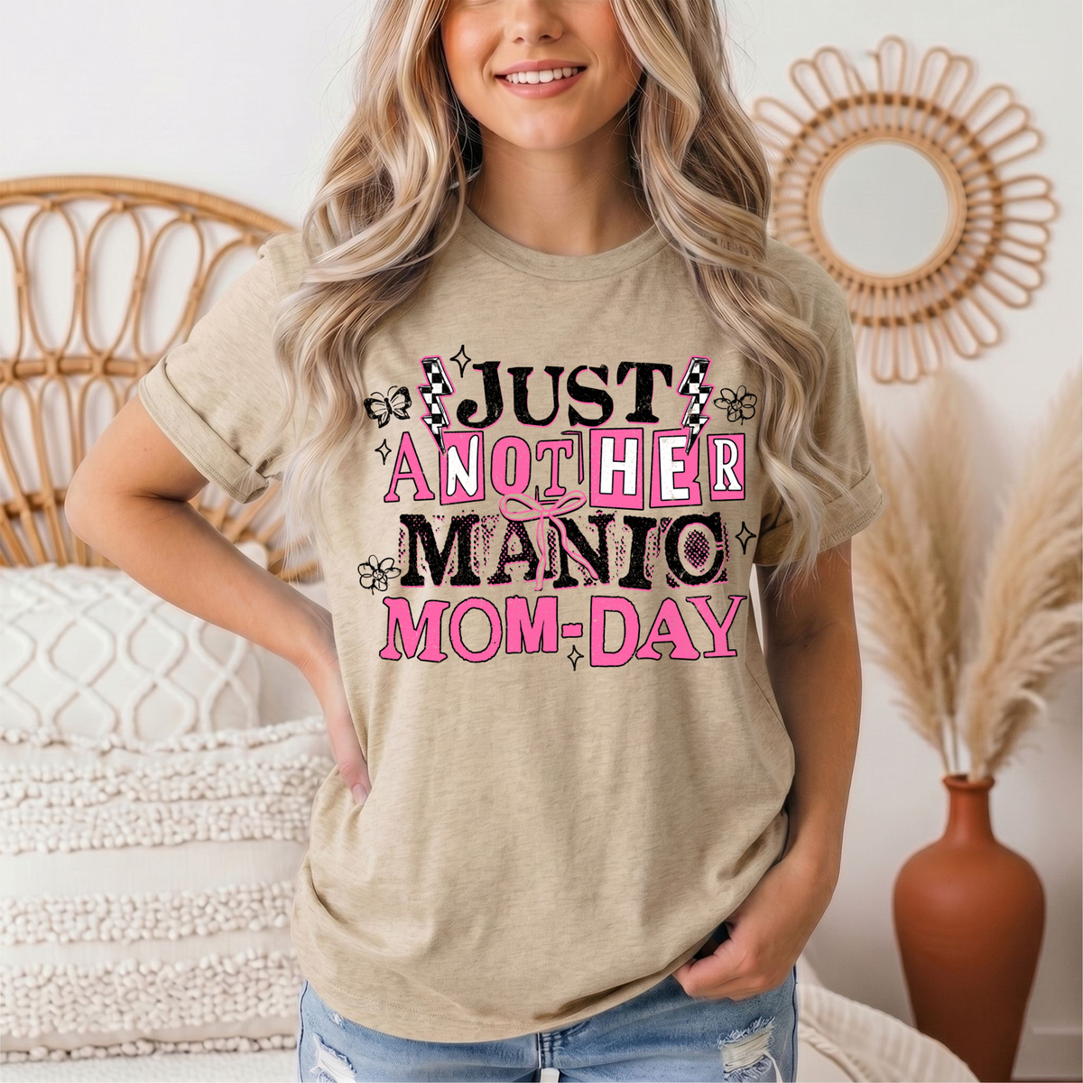 Just Another Manic Mom-Day Graphic Tee