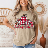 Fall Is for Football Alabama Pumpkin Graphic Tee