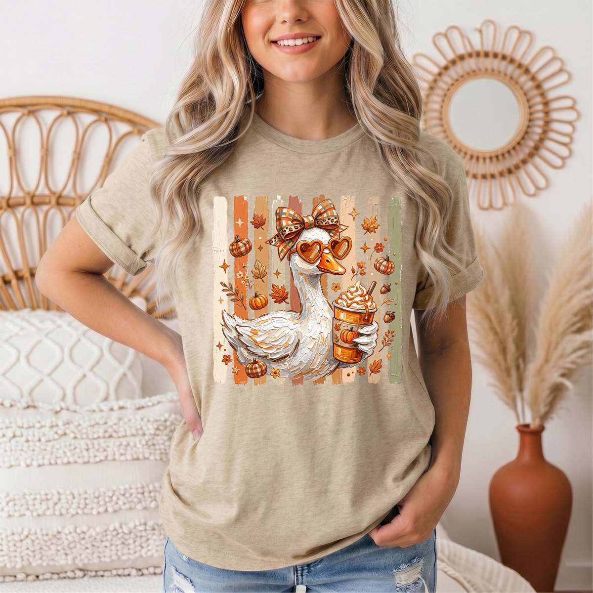 Pumpkin Spice Goose Premium Graphic Tee