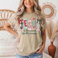 Jesus Is the Reason for the Season Christmas Graphic Tee