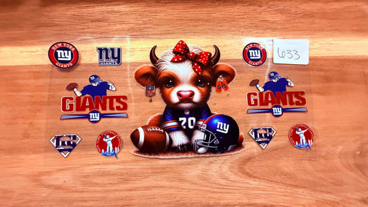 #633 Highland Giants Football K's Krafty Barn