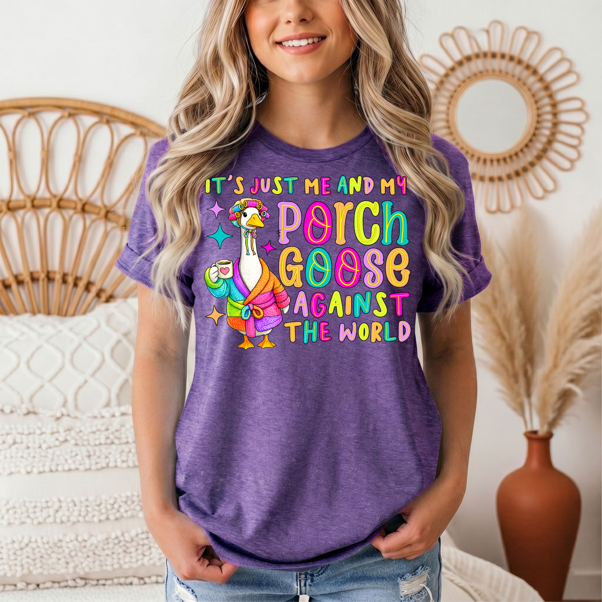 Me and My Porch Goose Against the World Graphic Tee