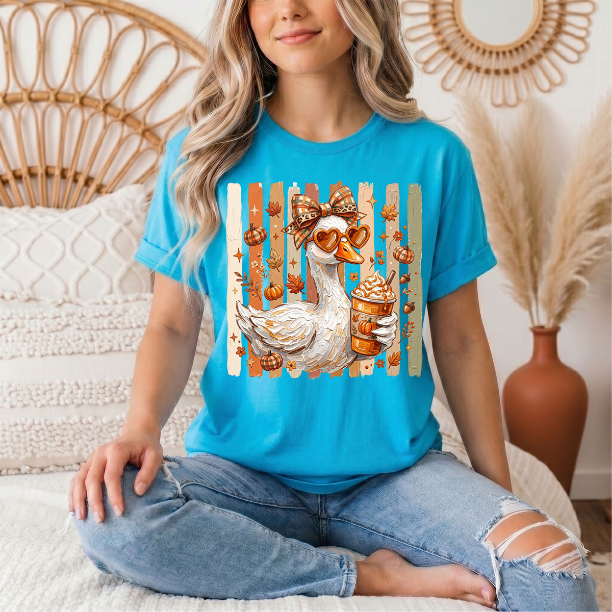 Pumpkin Spice Goose Premium Graphic Tee