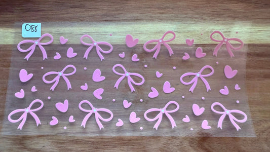 #88 Pink bows K's Krafty Barn