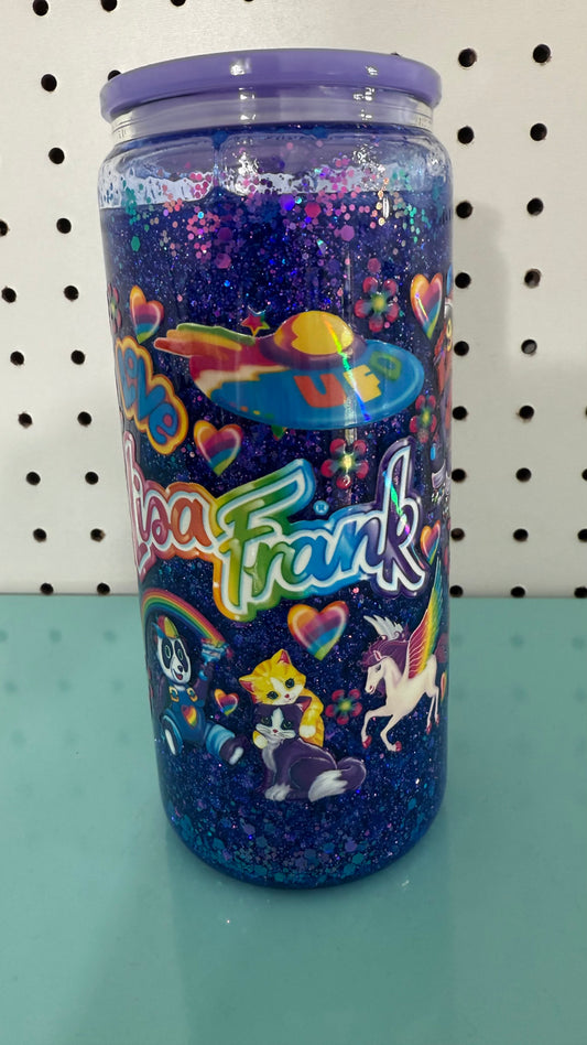 Lisa Frank Glass Snowglobe