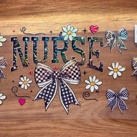 #136 Nurse with Blue and white bow K's Krafty Barn