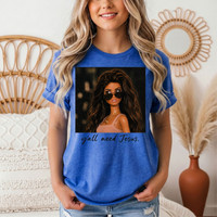 Y'all Need Jesus Doll Graphic Tee