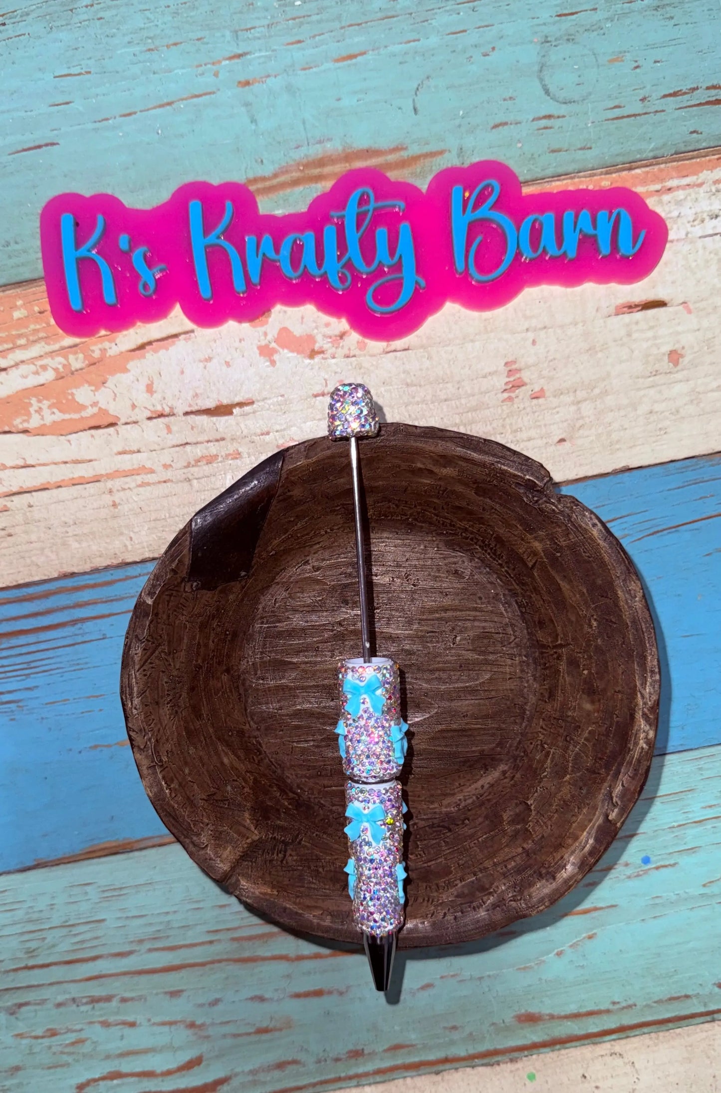 Beadable Pens-Rhinestone Super Blingy “Fancy” K's Krafty Barn
