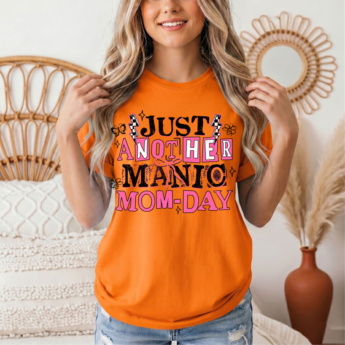 Just Another Manic Mom-Day Graphic Tee