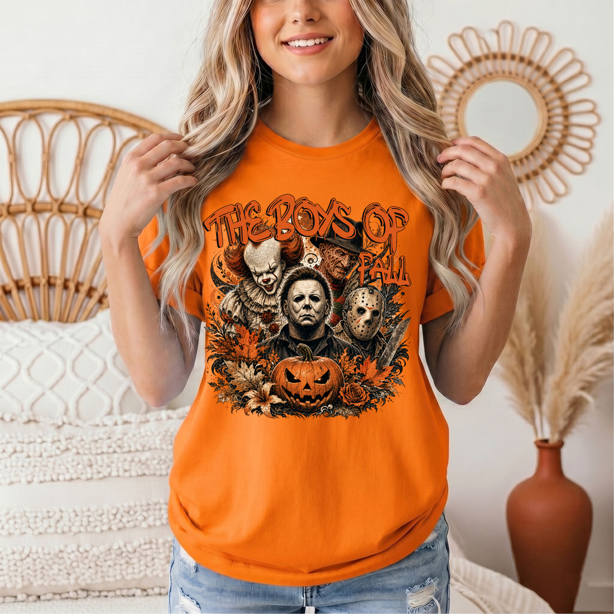 The Boys of Fall Horror Halloween Graphic Tee