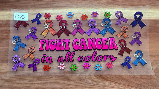 #15 Fight Cancer in all colors K's Krafty Barn