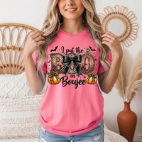I Put the Boo in Boujee Halloween Graphic Tee