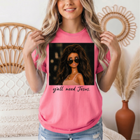 Y'all Need Jesus Doll Graphic Tee