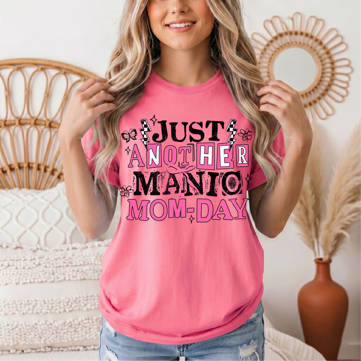 Just Another Manic Mom-Day Graphic Tee