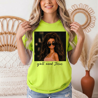 Y'all Need Jesus Doll Graphic Tee