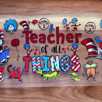 #130 Teacher Cat N Hat K's Krafty Barn