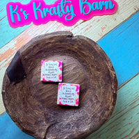 Silicone Focal Bead- It turns out being authentically myself K's Krafty Barn