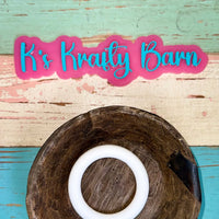65mm Silicone Round Ring- solid colors K's Krafty Barn