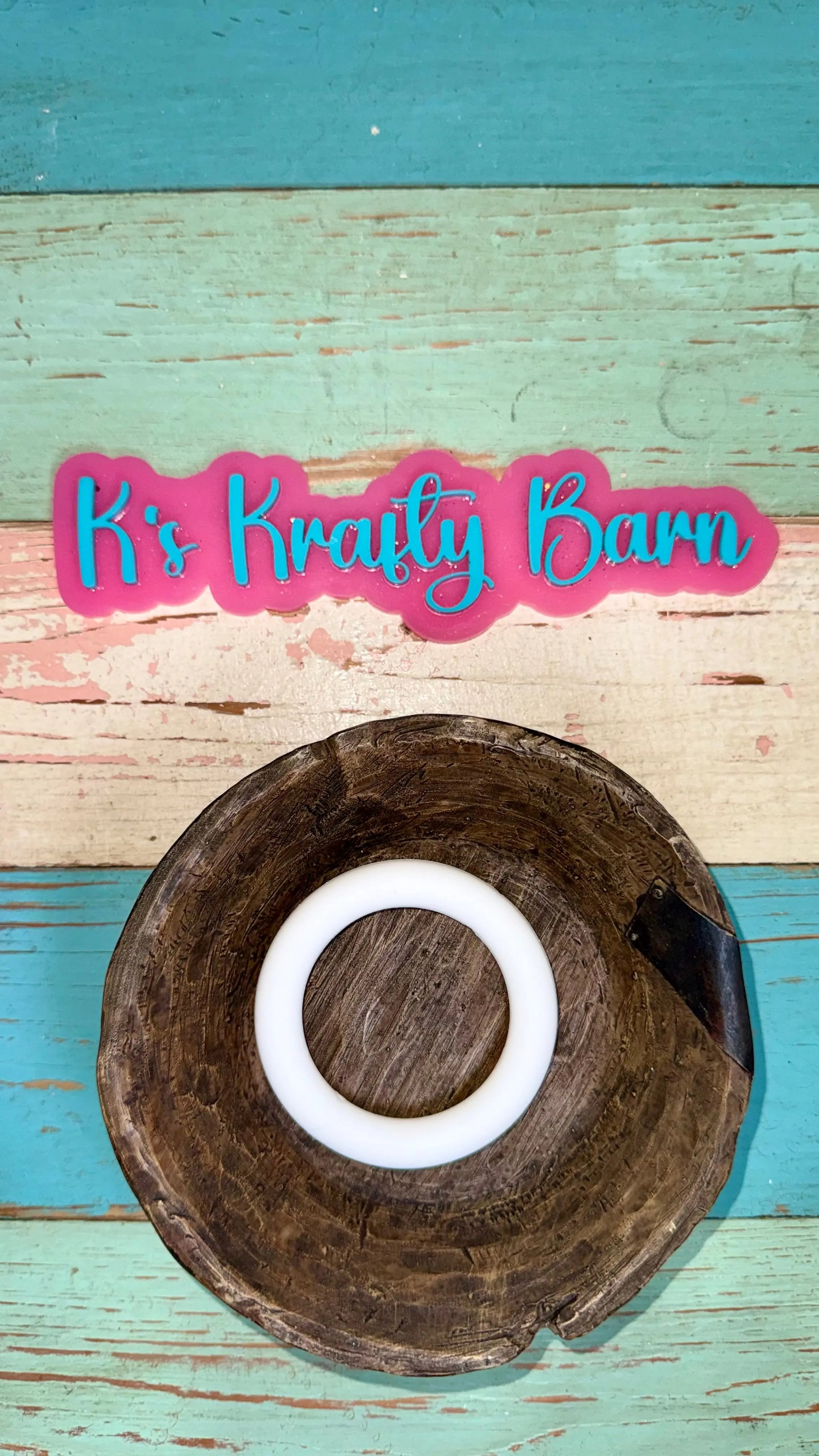 65mm Silicone Round Ring- solid colors K's Krafty Barn