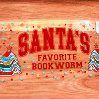#574 Santa’s Favorite Bookworm K's Krafty Barn