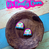 Silicone Focal Bead- Happy Easter Cottontail K's Krafty Barn