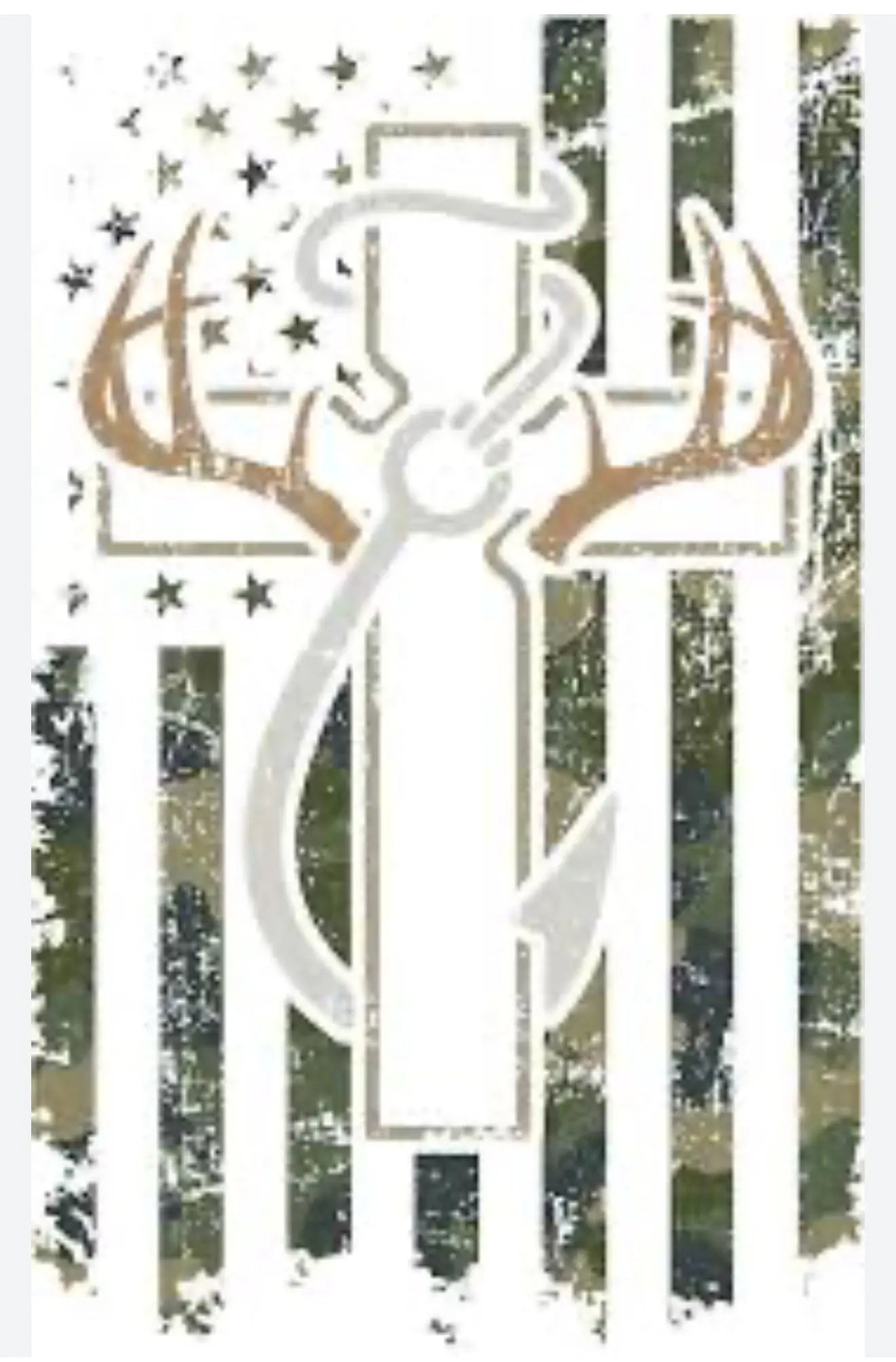 Hunting & Fishing cross K's Crafty Vibes Co.