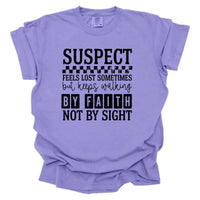 Walk By Faith Not By Sight Christian Graphic Shirt K's Krafty Barn