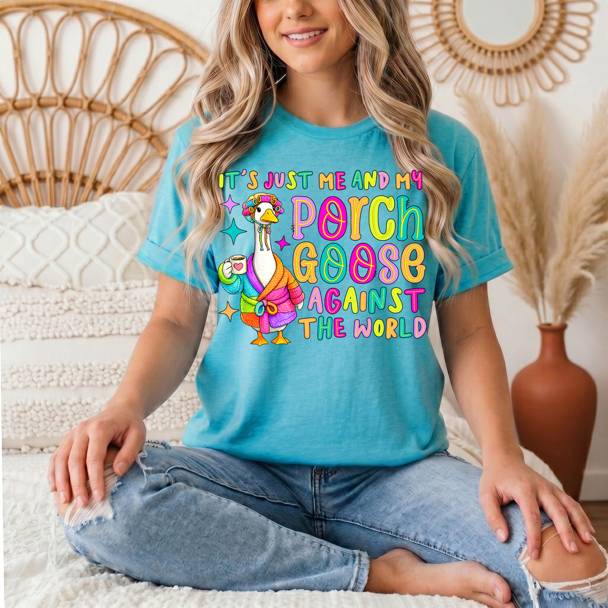 Me and My Porch Goose Against the World Graphic Tee