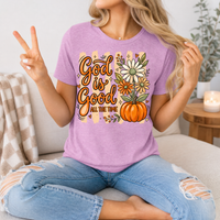 God Is Good Pumpkin Premium Graphic Tee