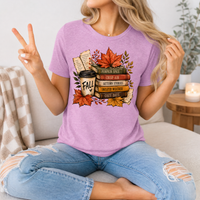 Fall & Bookish Cozy Premium Graphic Tee