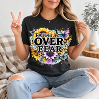 Faith Over Fear Premium Graphic Tee