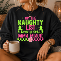 Naughty List Premium Crewneck Sweatshirt