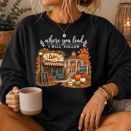 Where You Lead, I Will Follow Premium Crewneck Sweatshirt