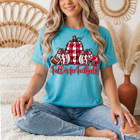 Fall Is for Football Alabama Pumpkin Graphic Tee